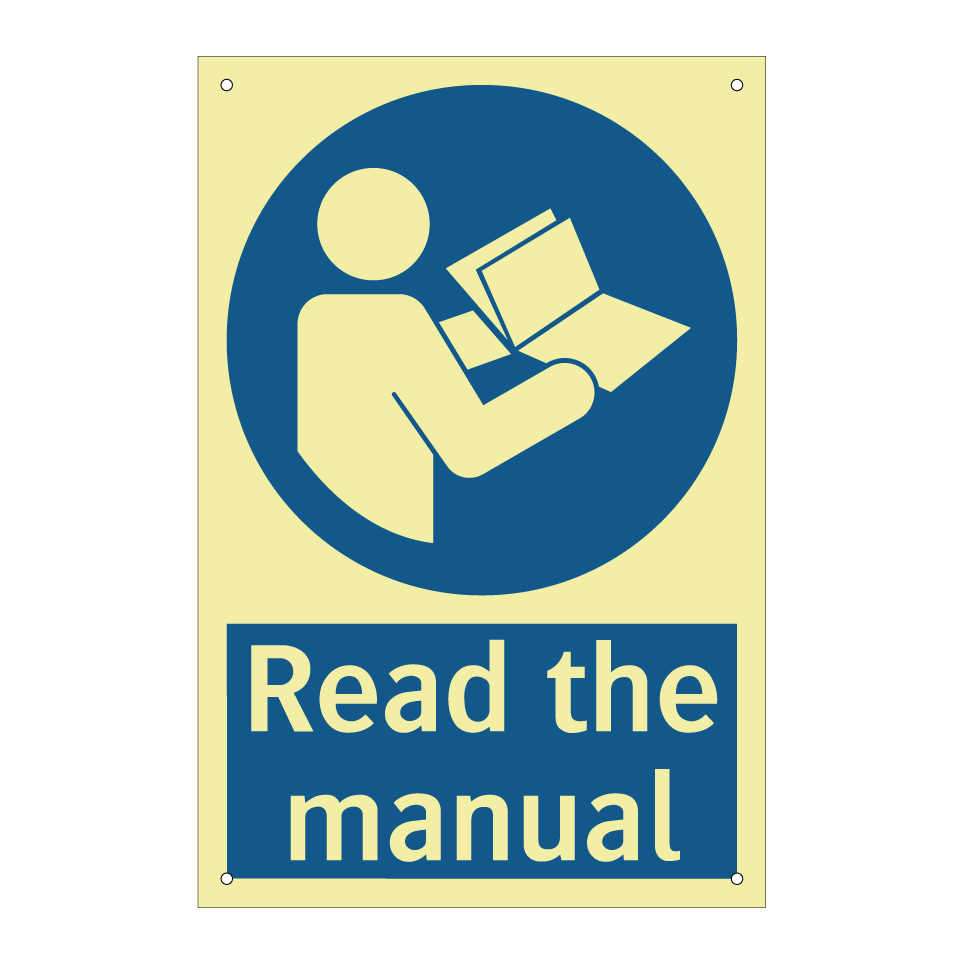 Read the manual