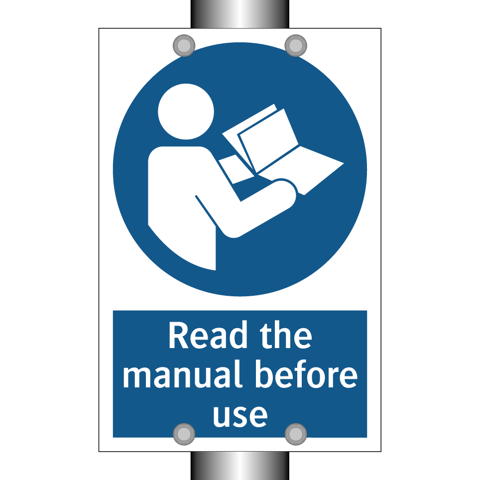 Read the manual before use