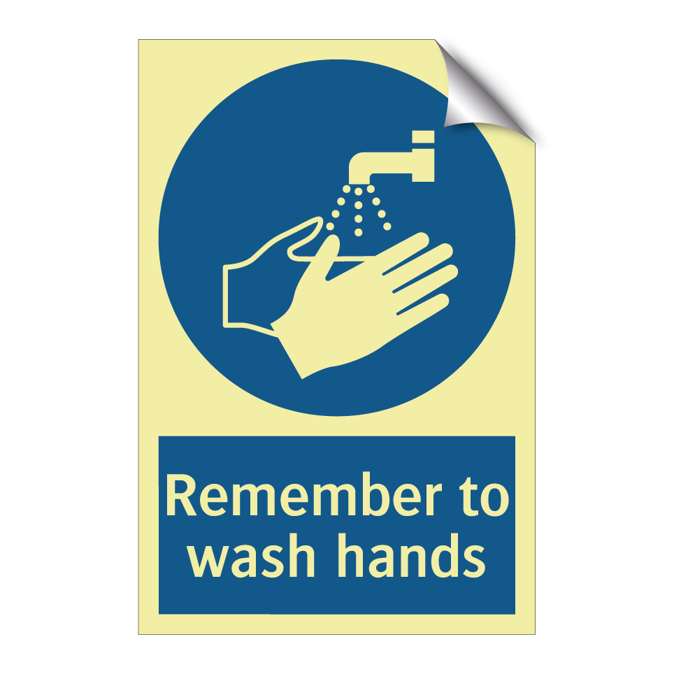 Remember to wash hands