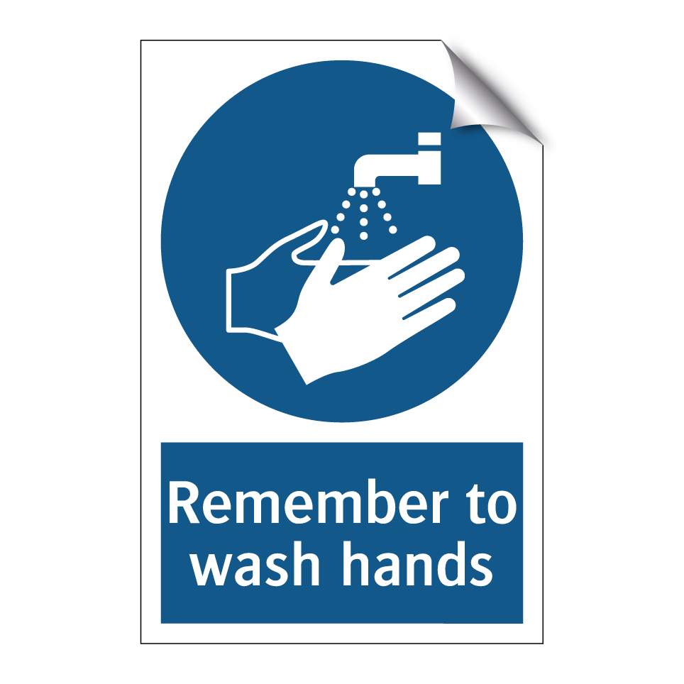 Remember to wash hands