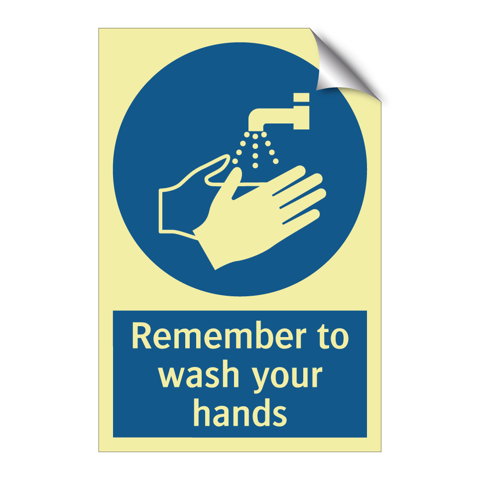 Remember to wash your hands