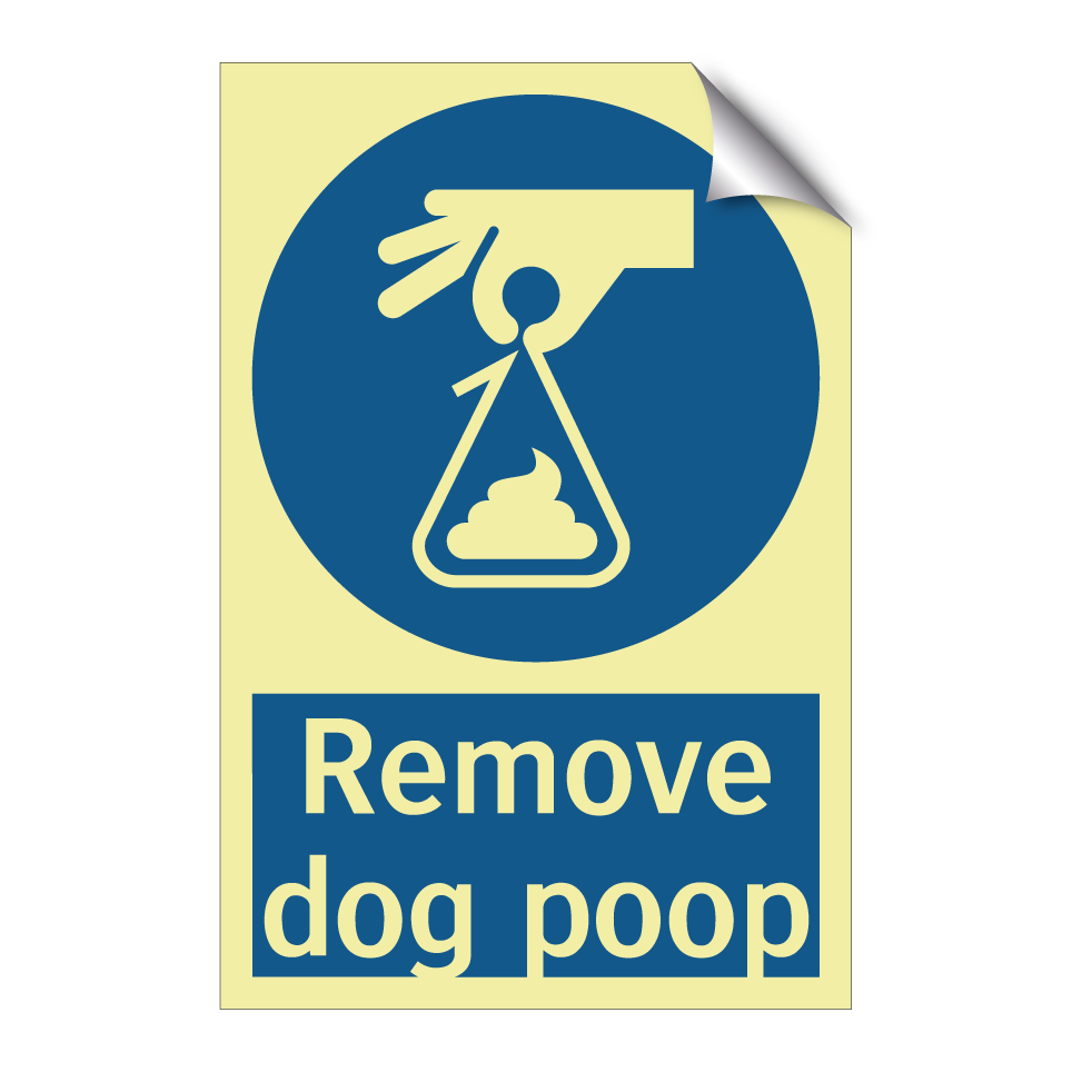 Remove dog poop