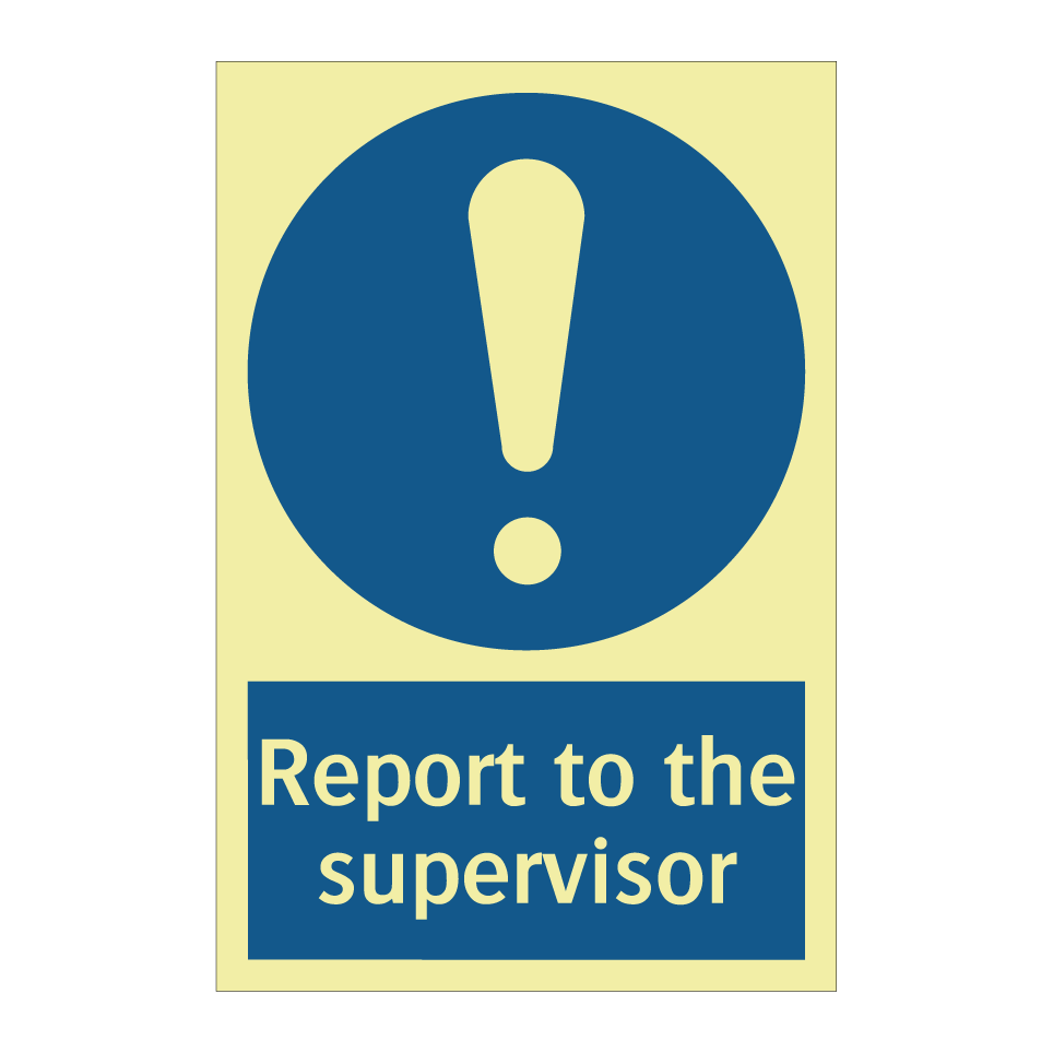 Report to the supervisor