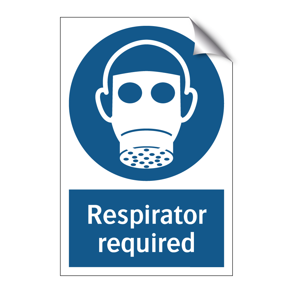Respirator required