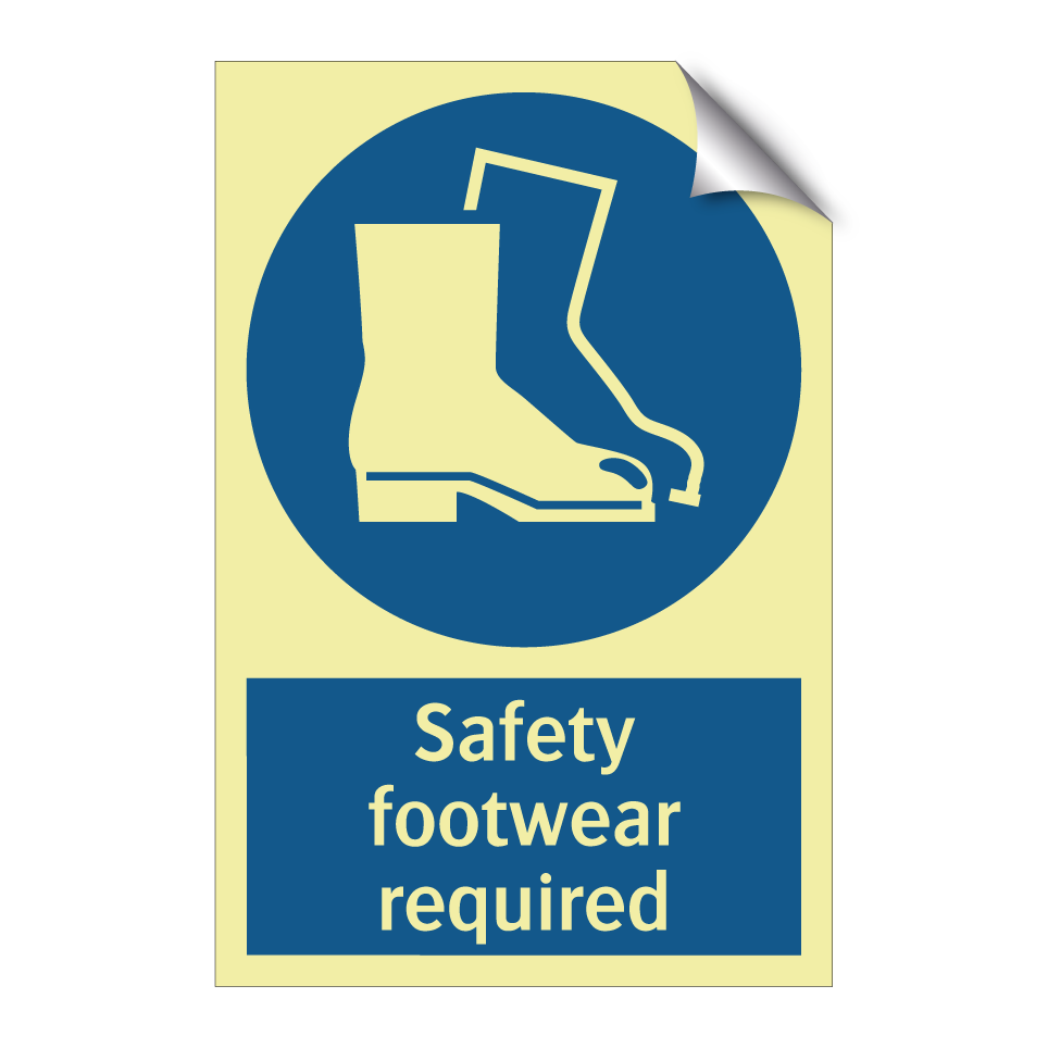 Safety footwear required