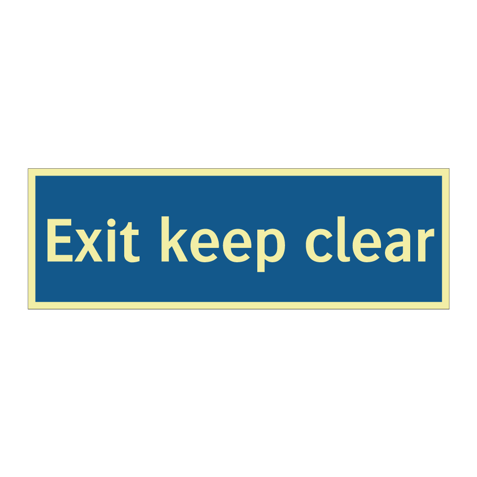 Exit keep clear