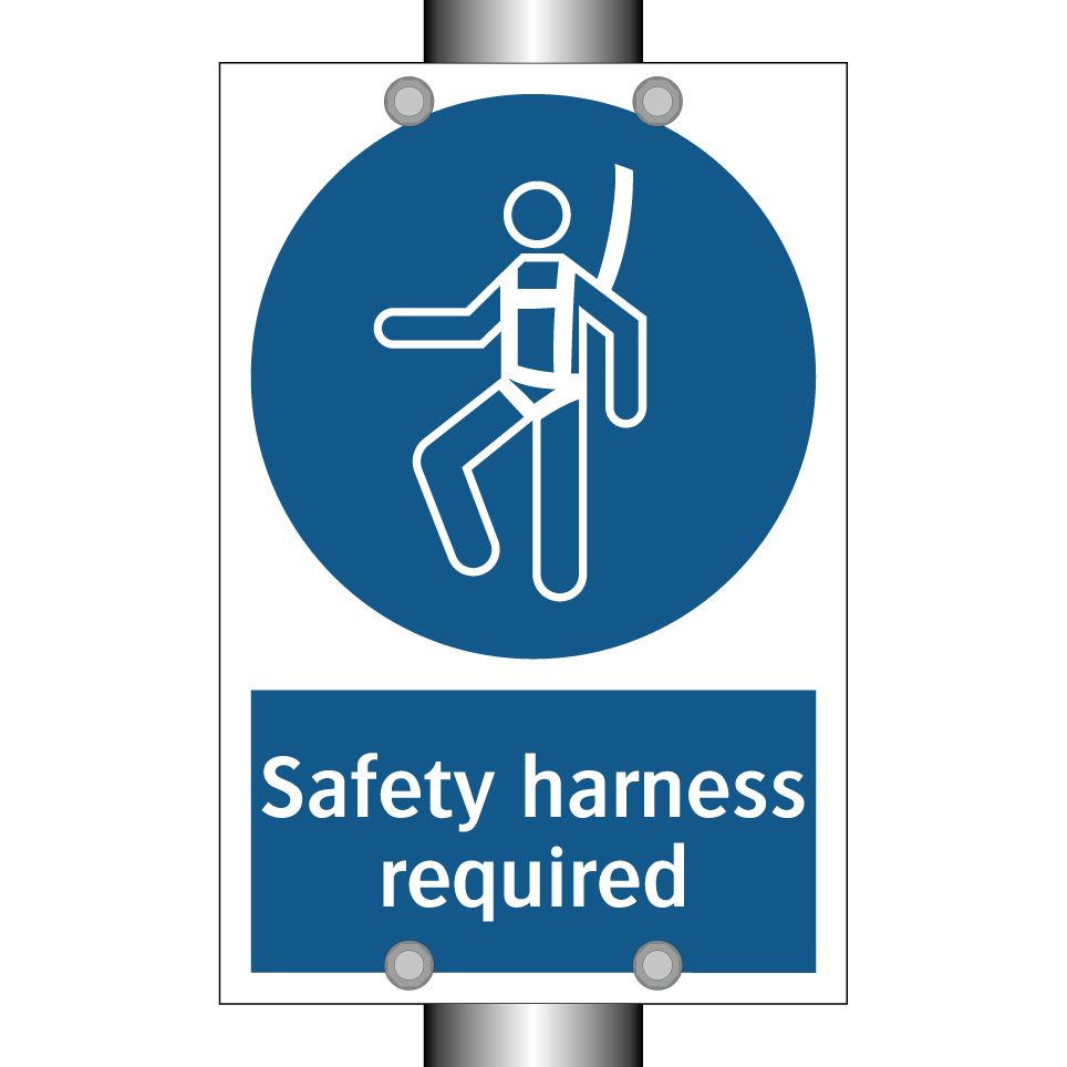 Safety harness required
