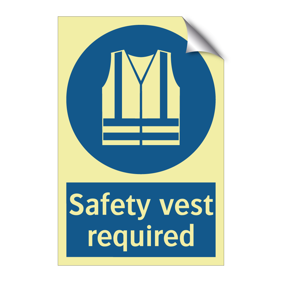 Safety vest required
