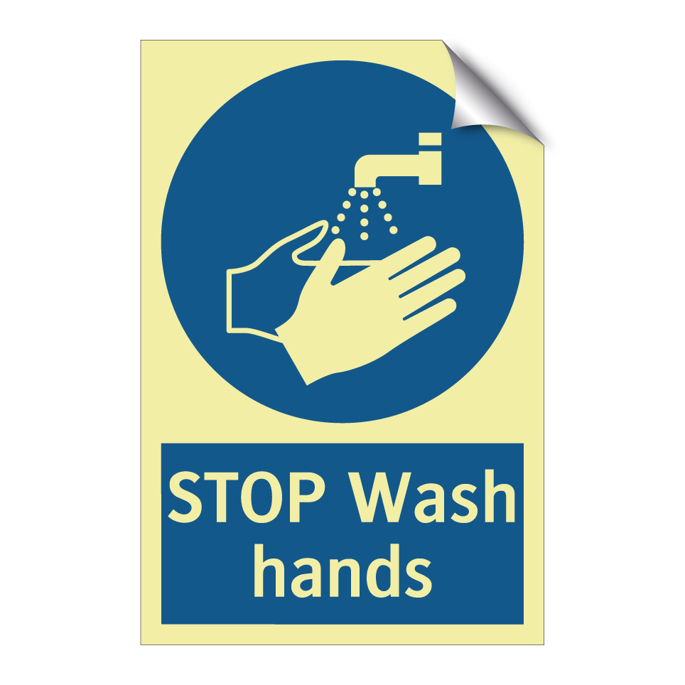 STOP Wash hands