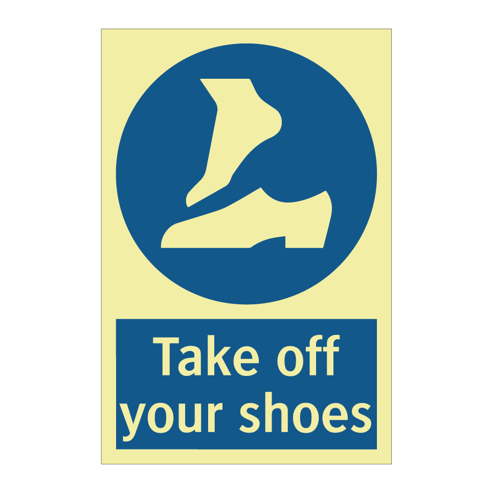 Take off your shoes