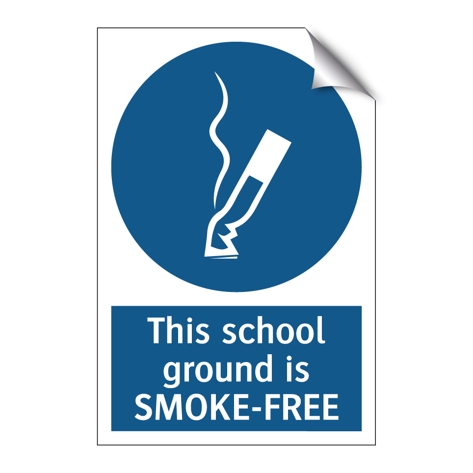 This school ground is SMOKE-FREE