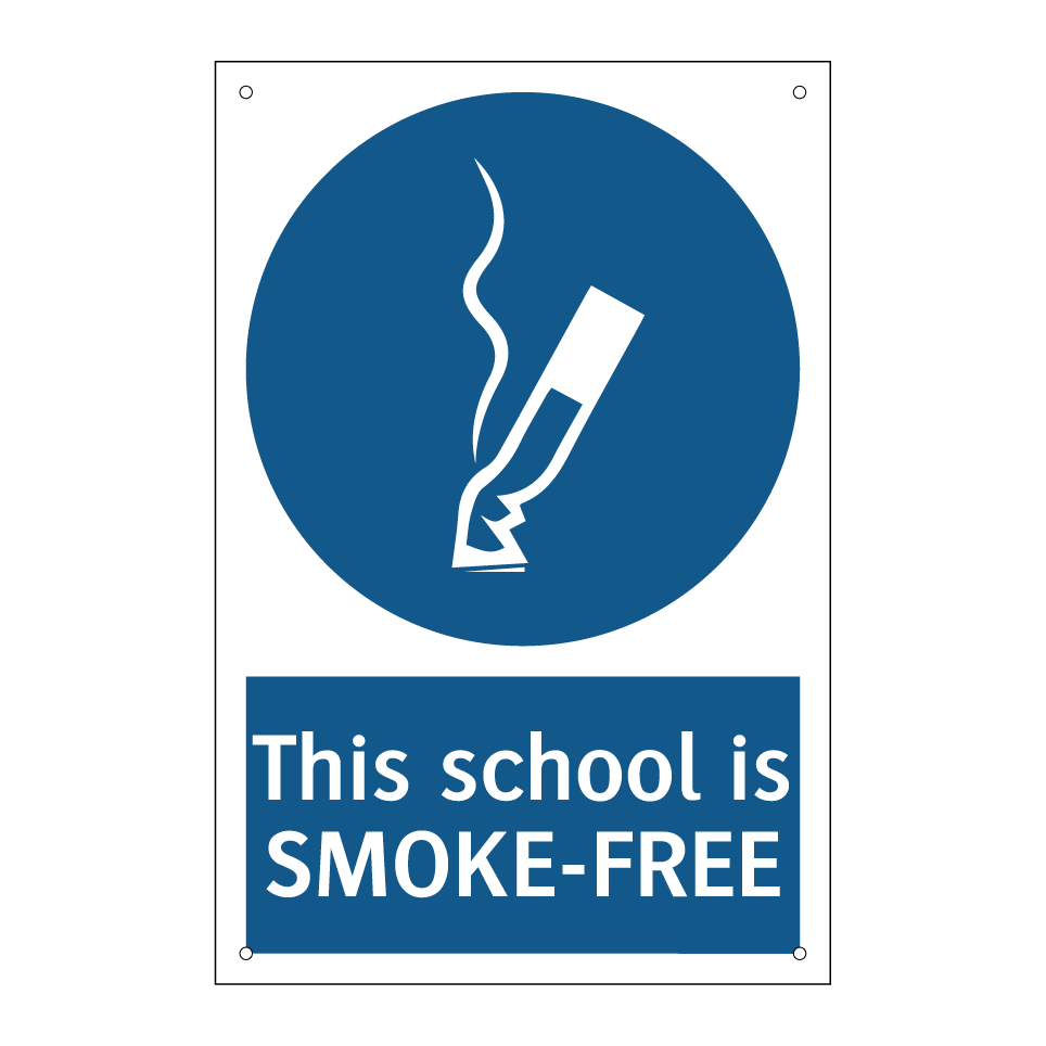 This school is SMOKE-FREE