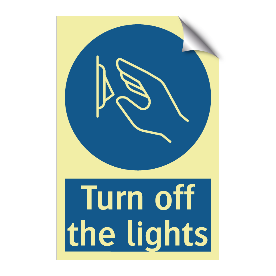 Turn off the lights