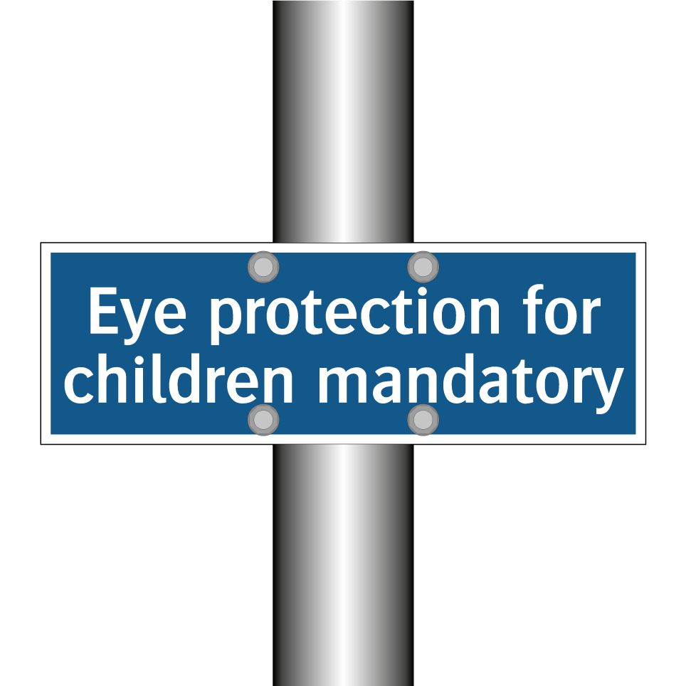 Eye protection for children mandatory