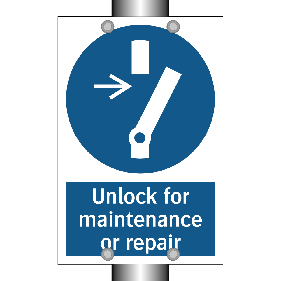 Unlock for maintenance or repair