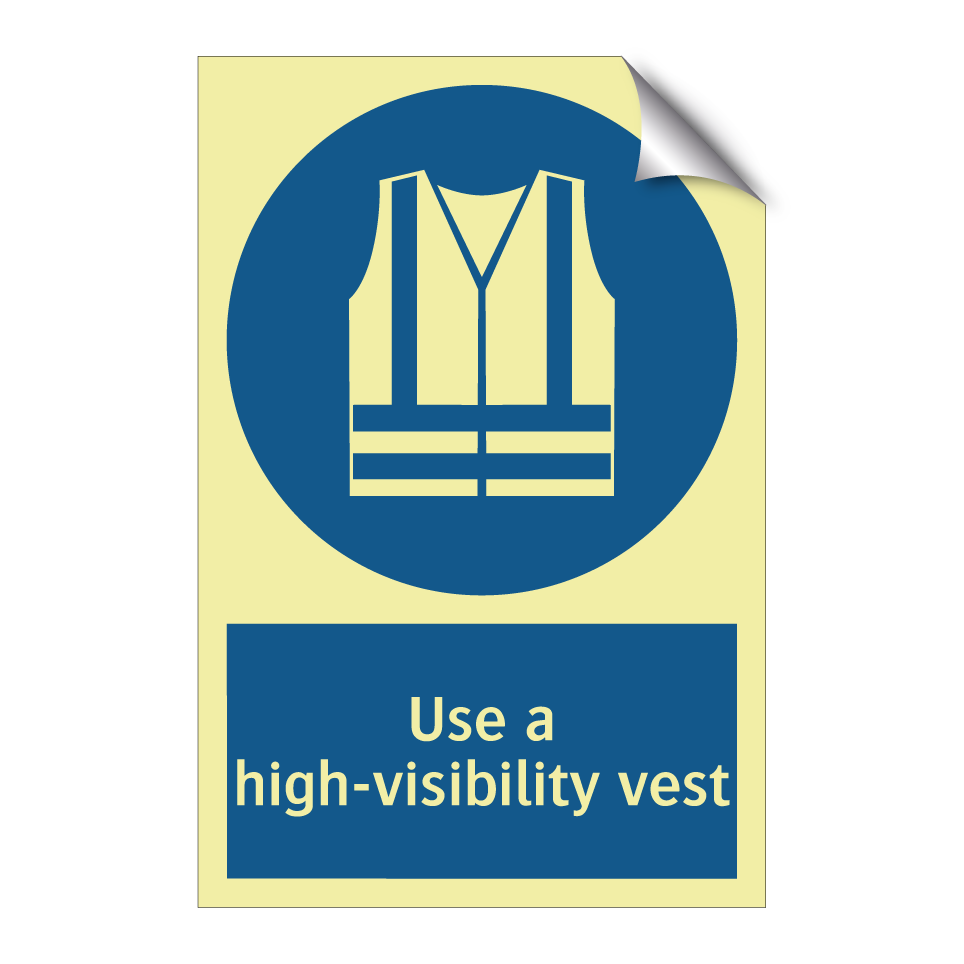 Use a high-visibility vest