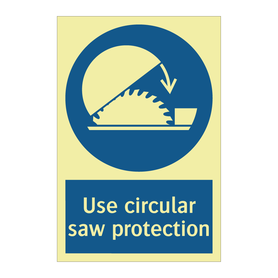 Use circular saw protection