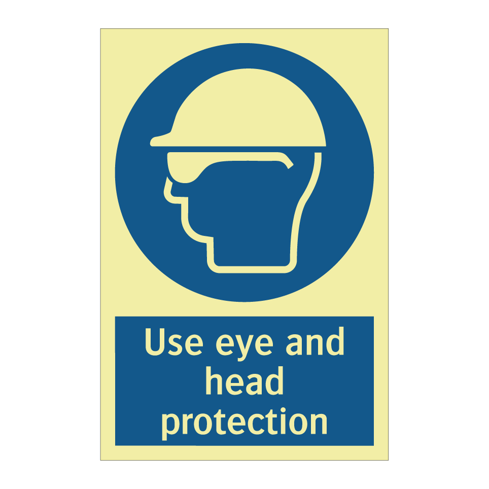 Use eye and head protection