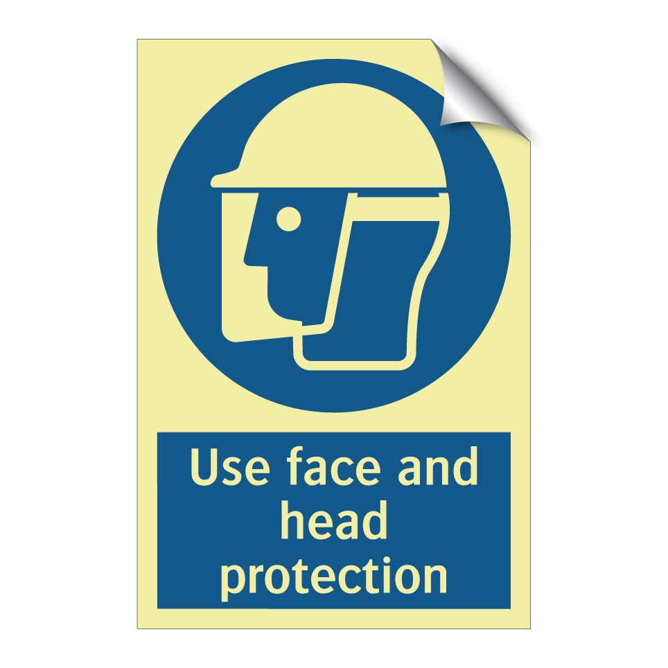 Use face and head protection