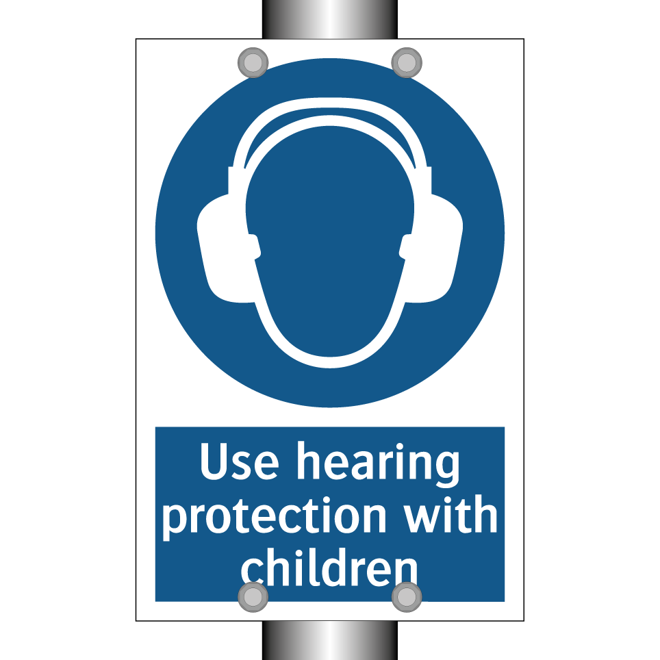 Use hearing protection with children
