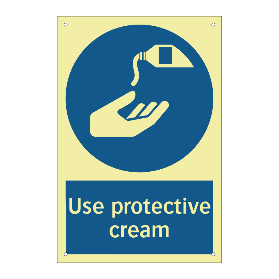 Use protective cream