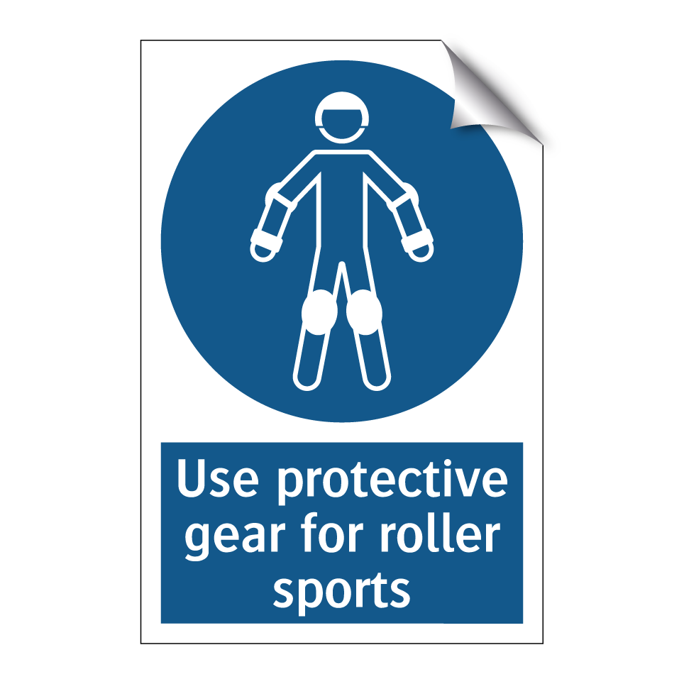 Use protective gear for roller sports