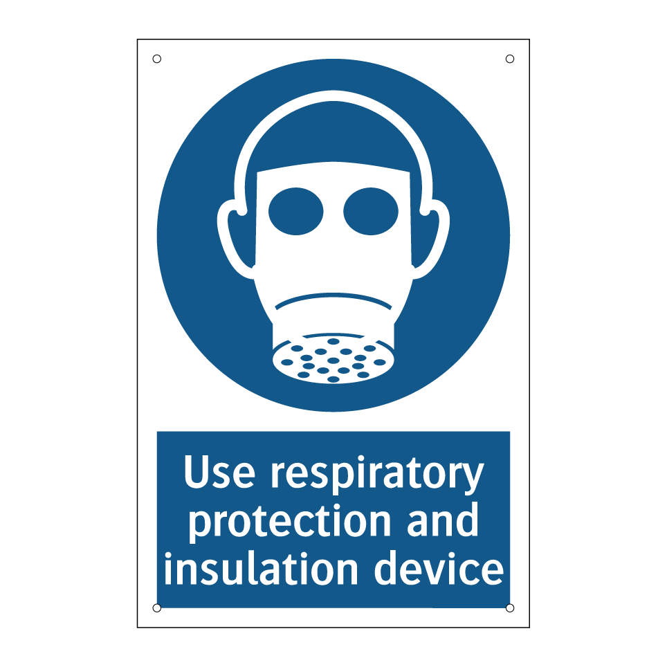Use respiratory protection and insulation device