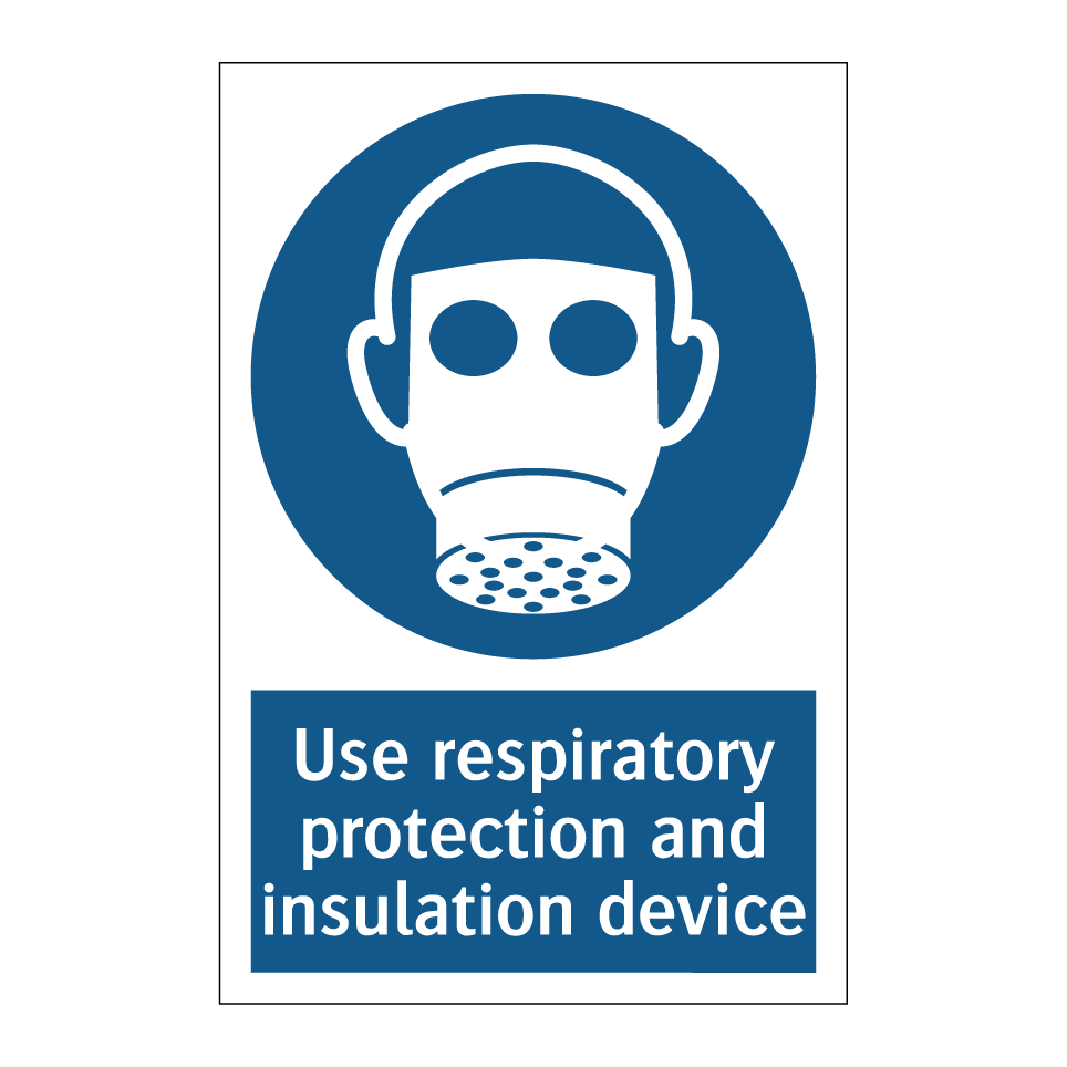Use respiratory protection and insulation device