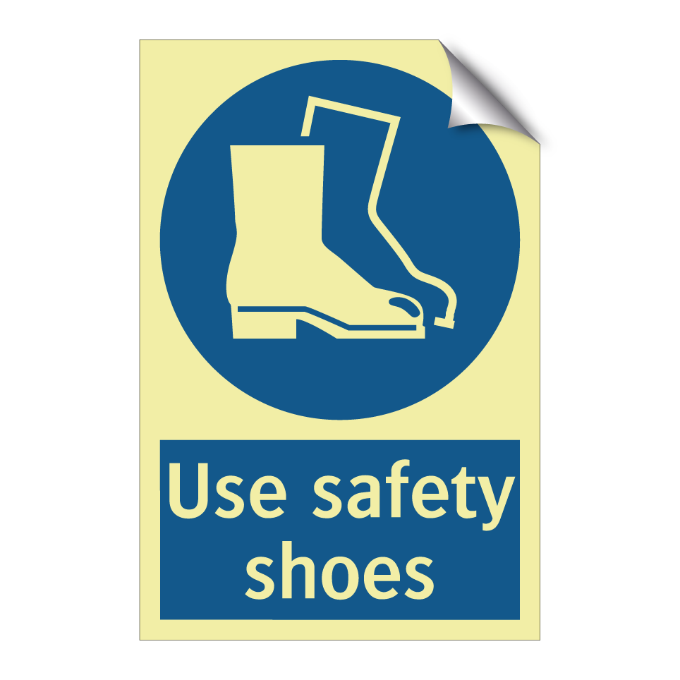 Use safety shoes