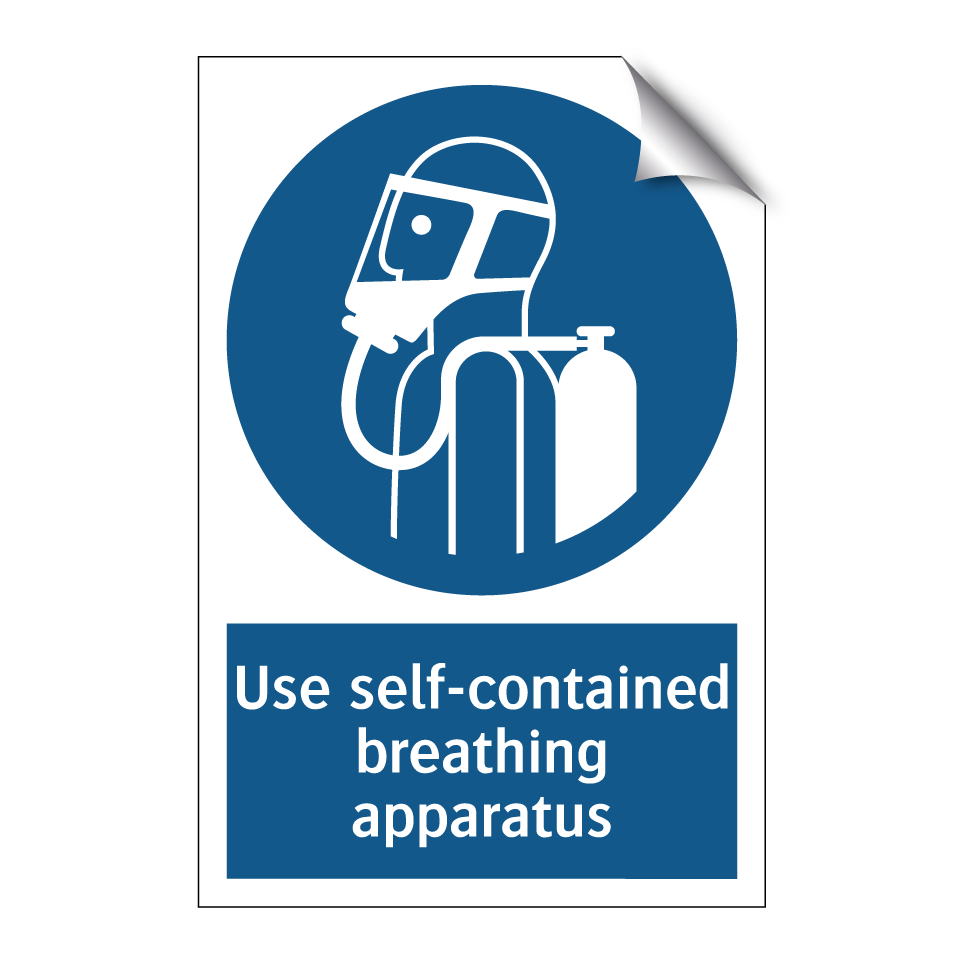 Use self-contained breathing apparatus