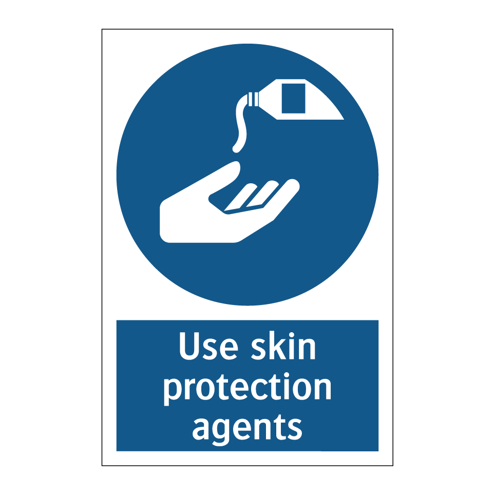 Use skin protection agents