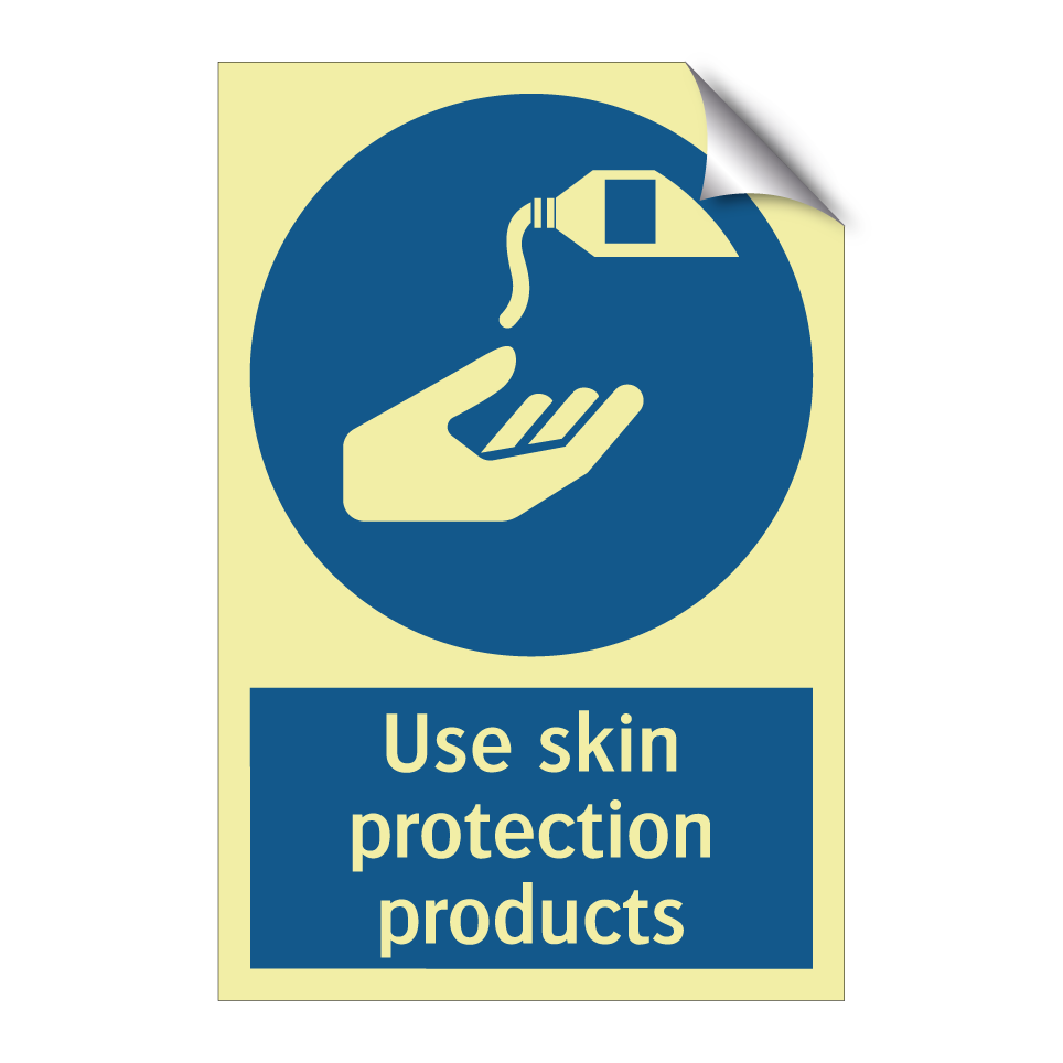 Use skin protection products