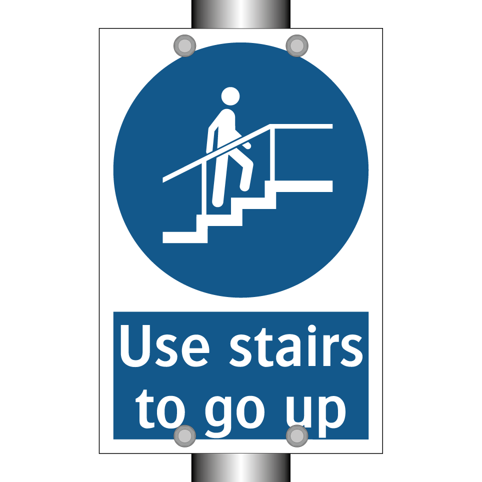 Use stairs to go up