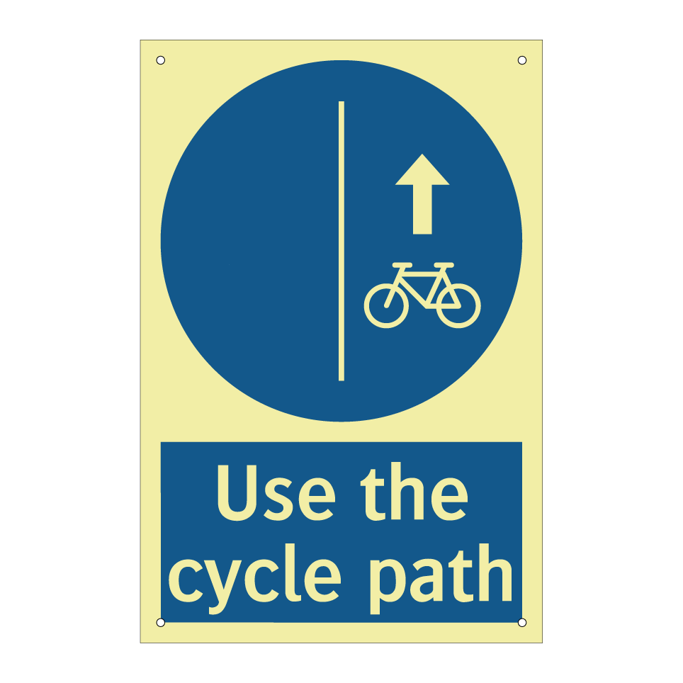 Use the cycle path