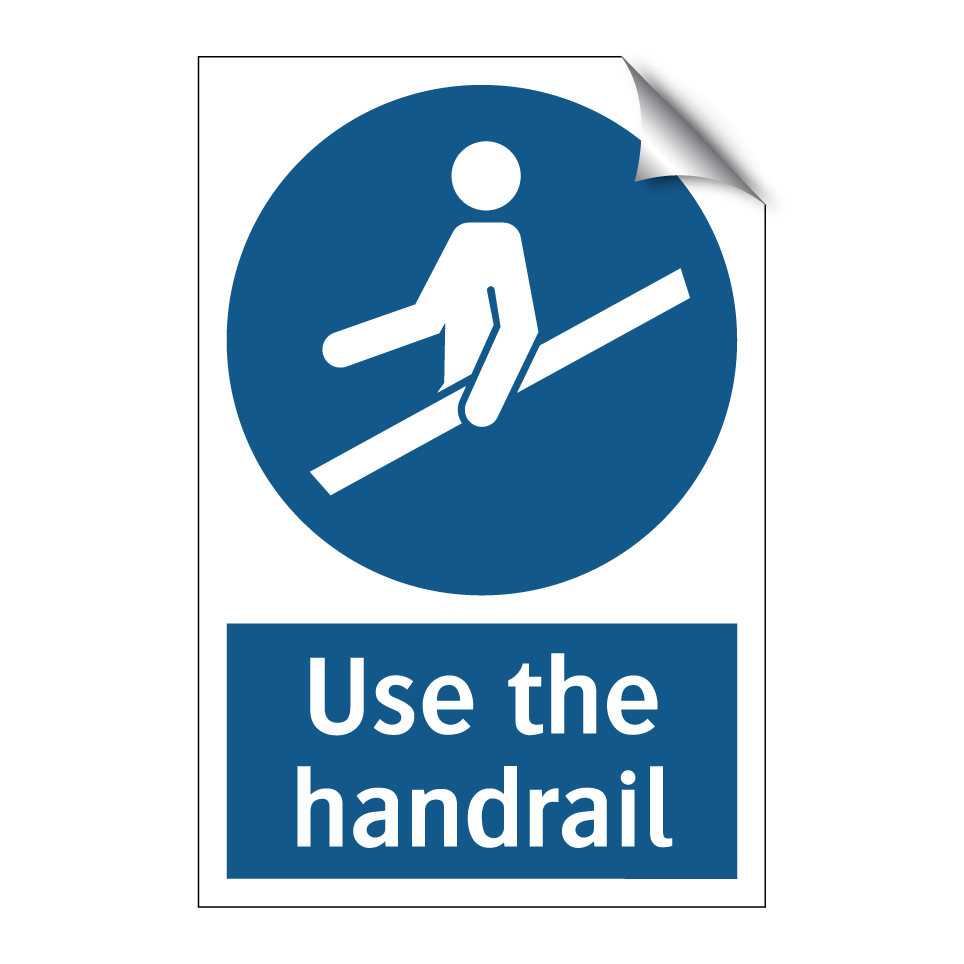 Use the handrail