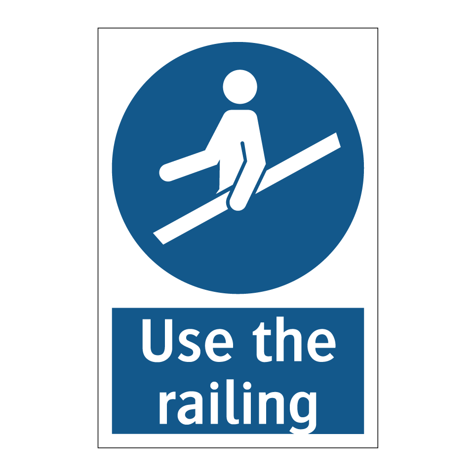 Use the railing