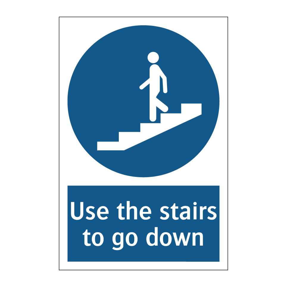 Use the stairs to go down