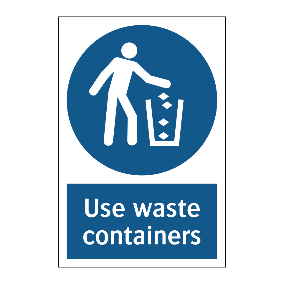 Use waste containers