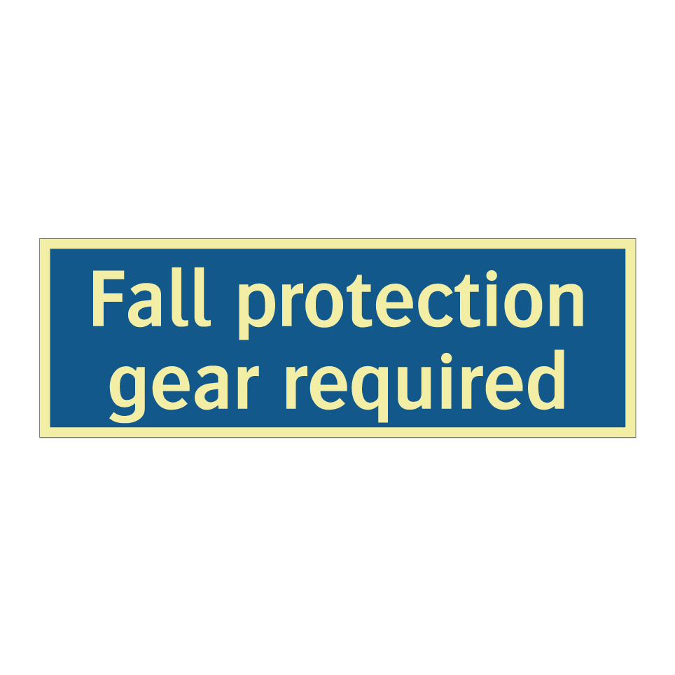 Fall protection gear required
