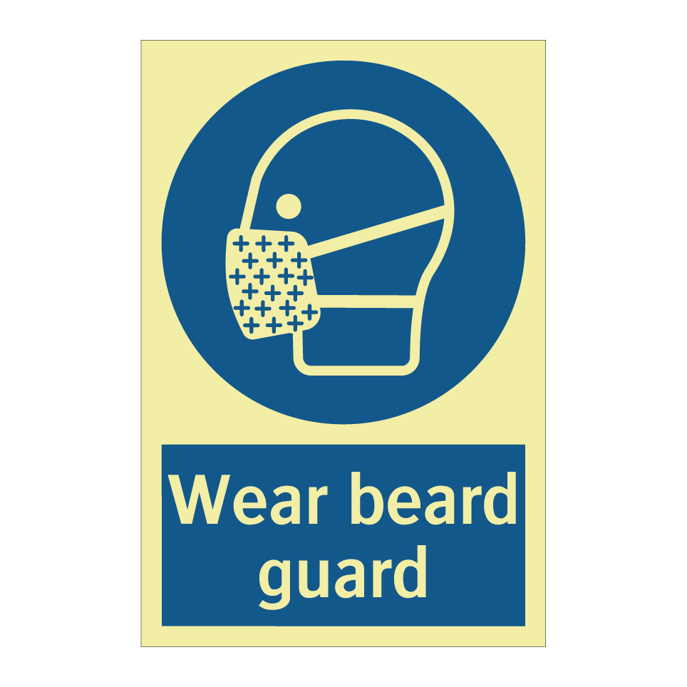 Wear beard guard