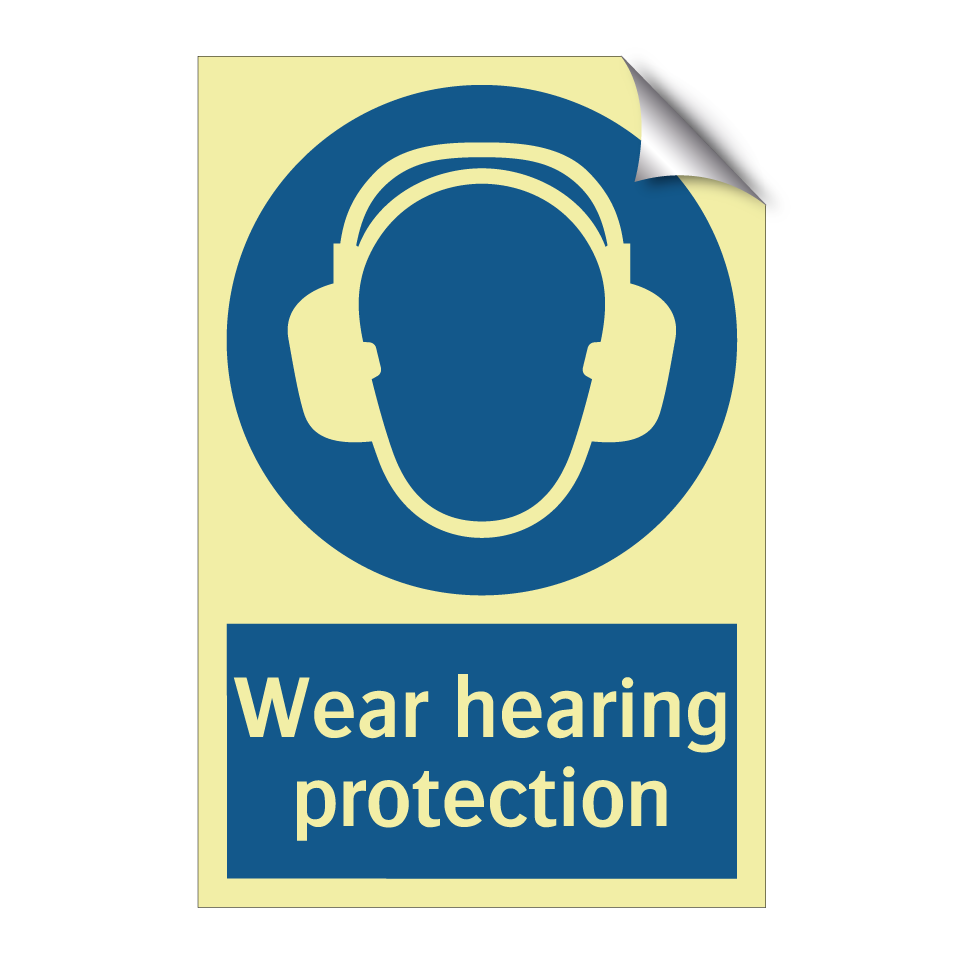 Wear hearing protection