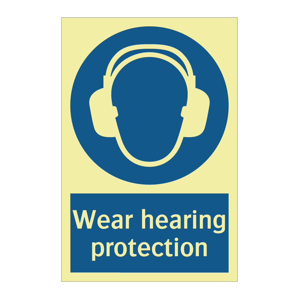 Wear hearing protection