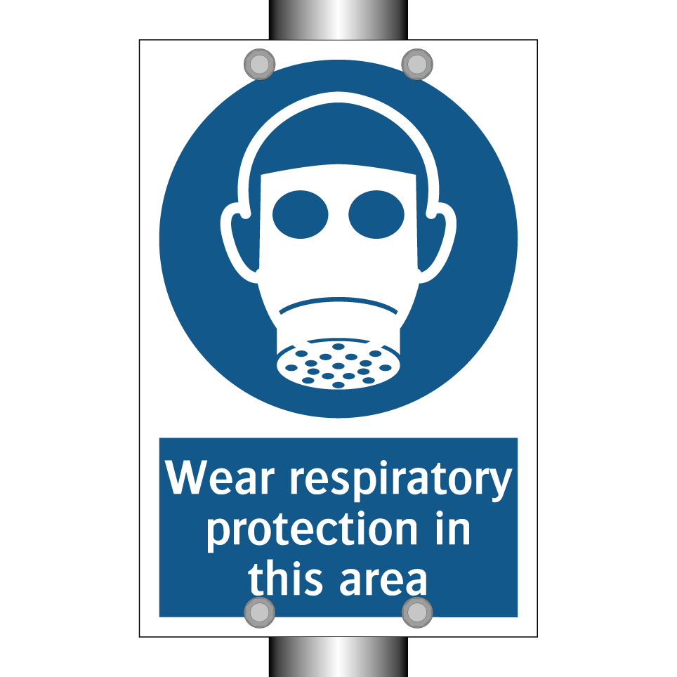 Wear respiratory protection in this area