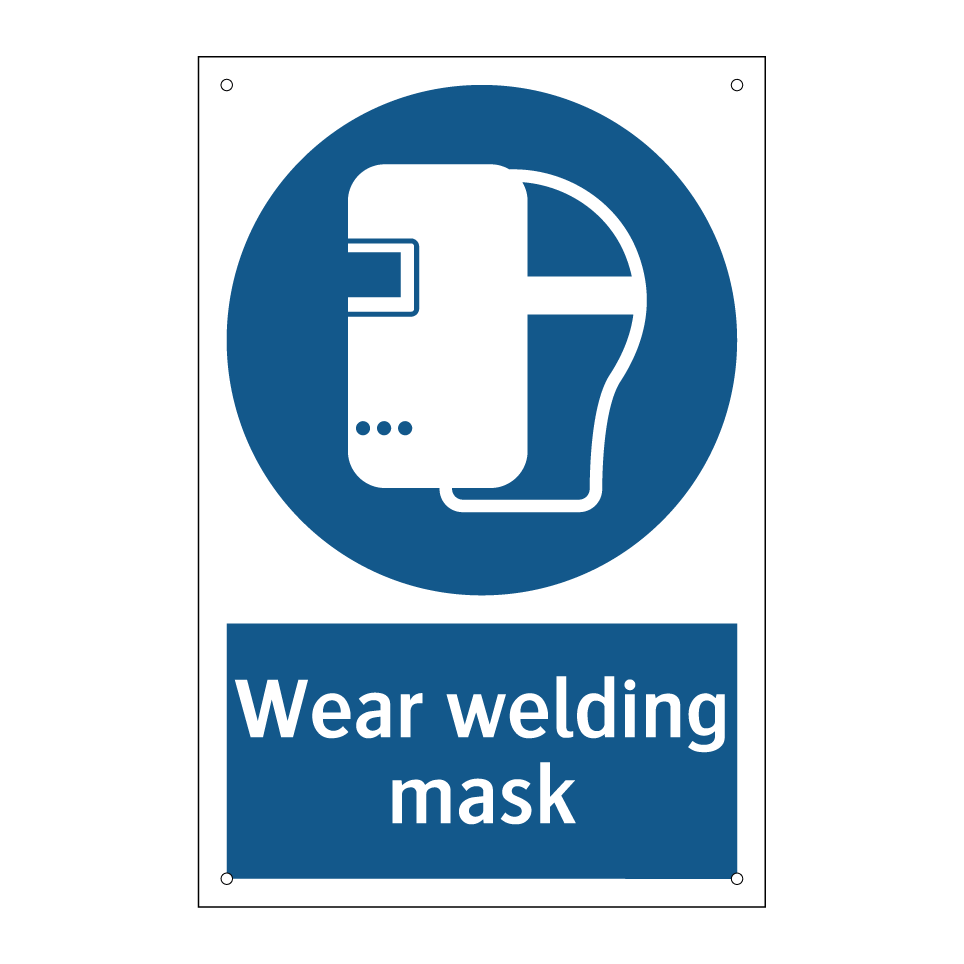 Wear welding mask