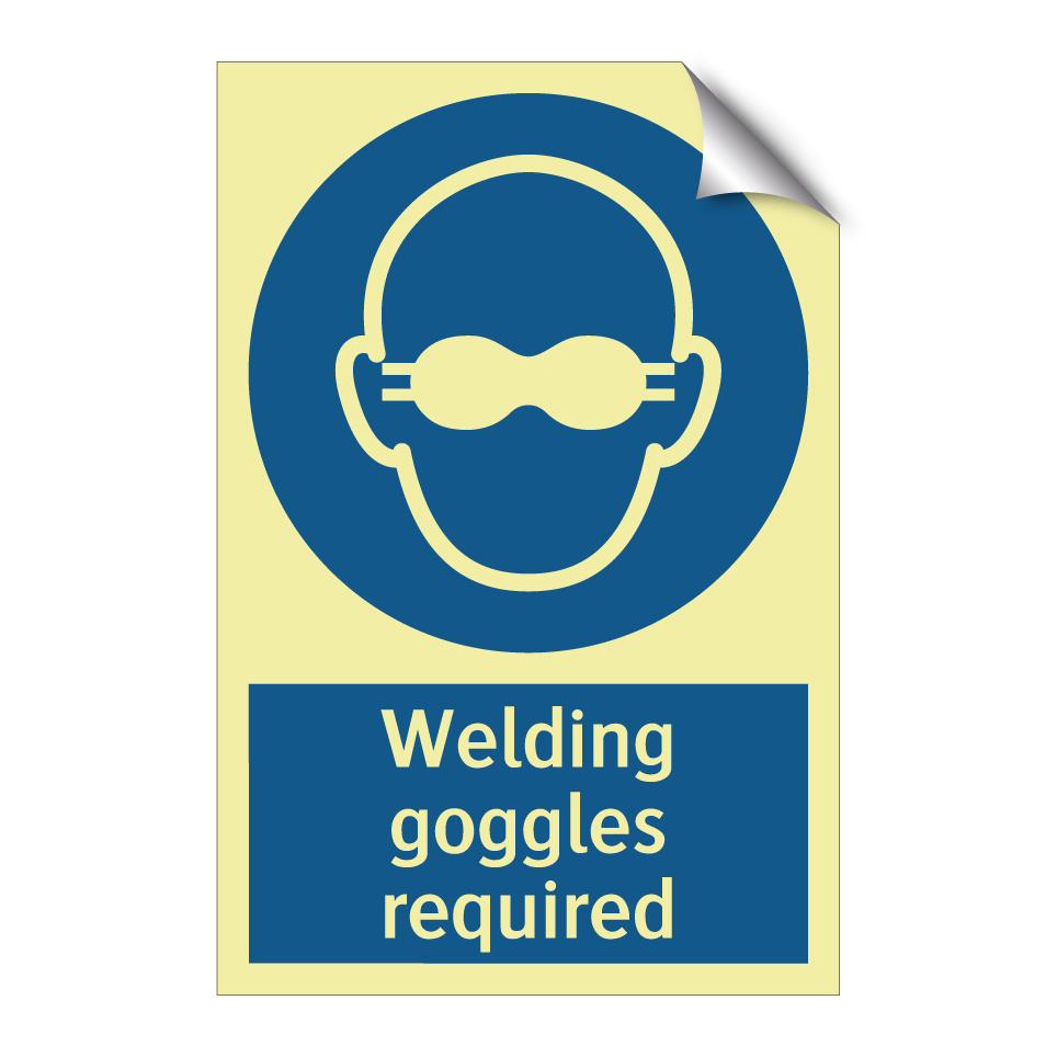 Welding goggles required
