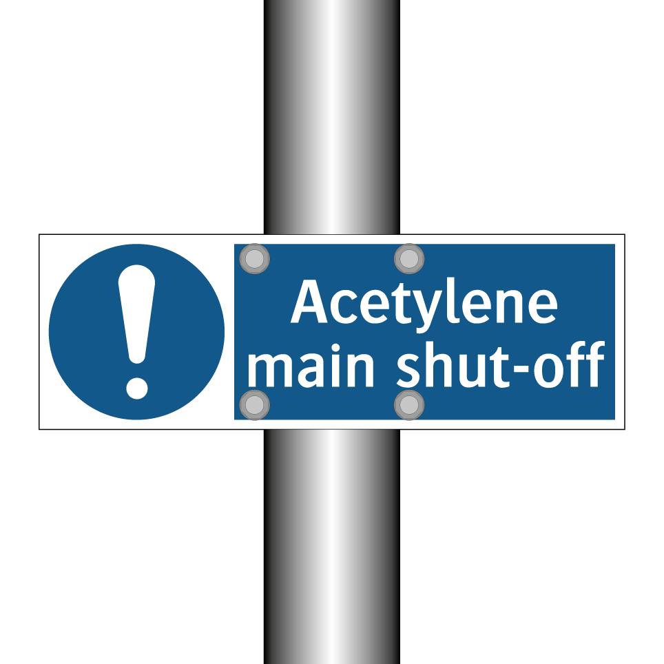 Acetylene main shut-off