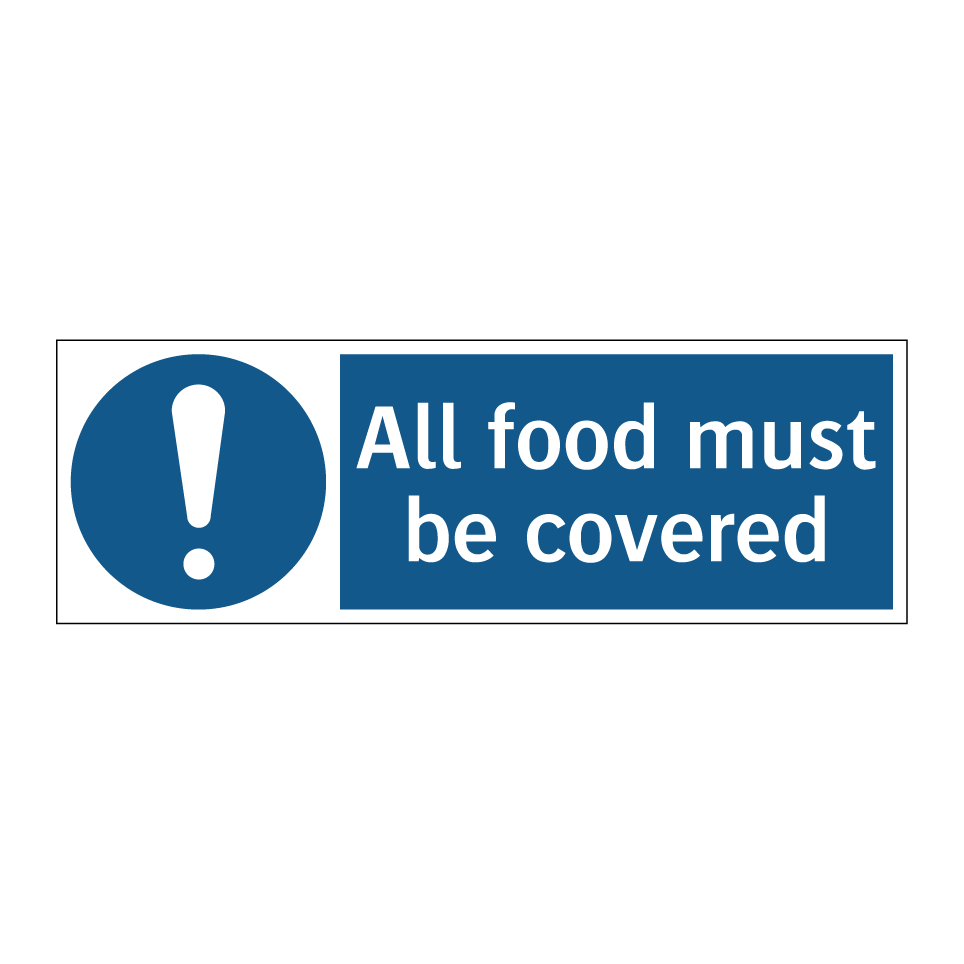 All food must be covered