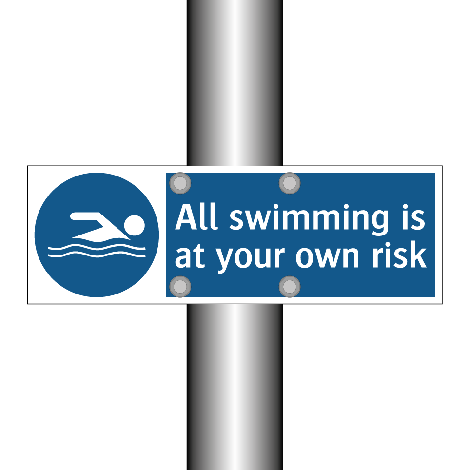 All swimming is at your own risk