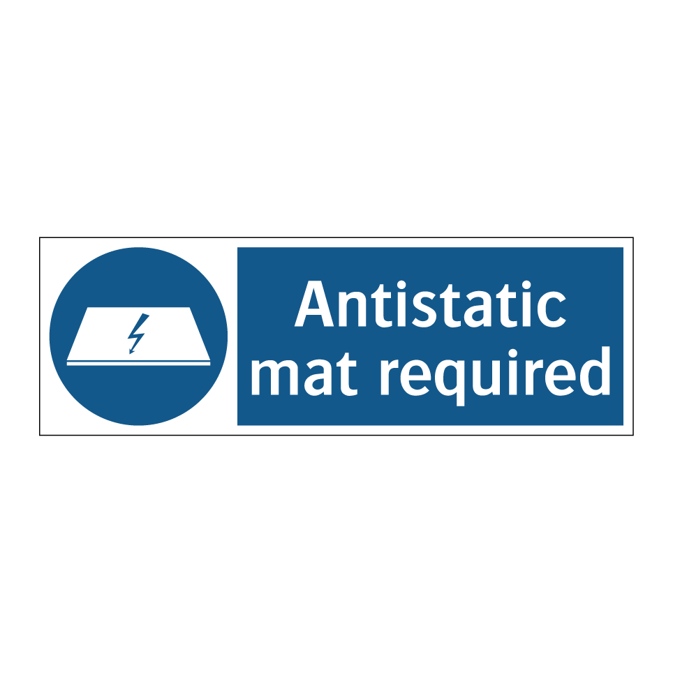 Antistatic mat required