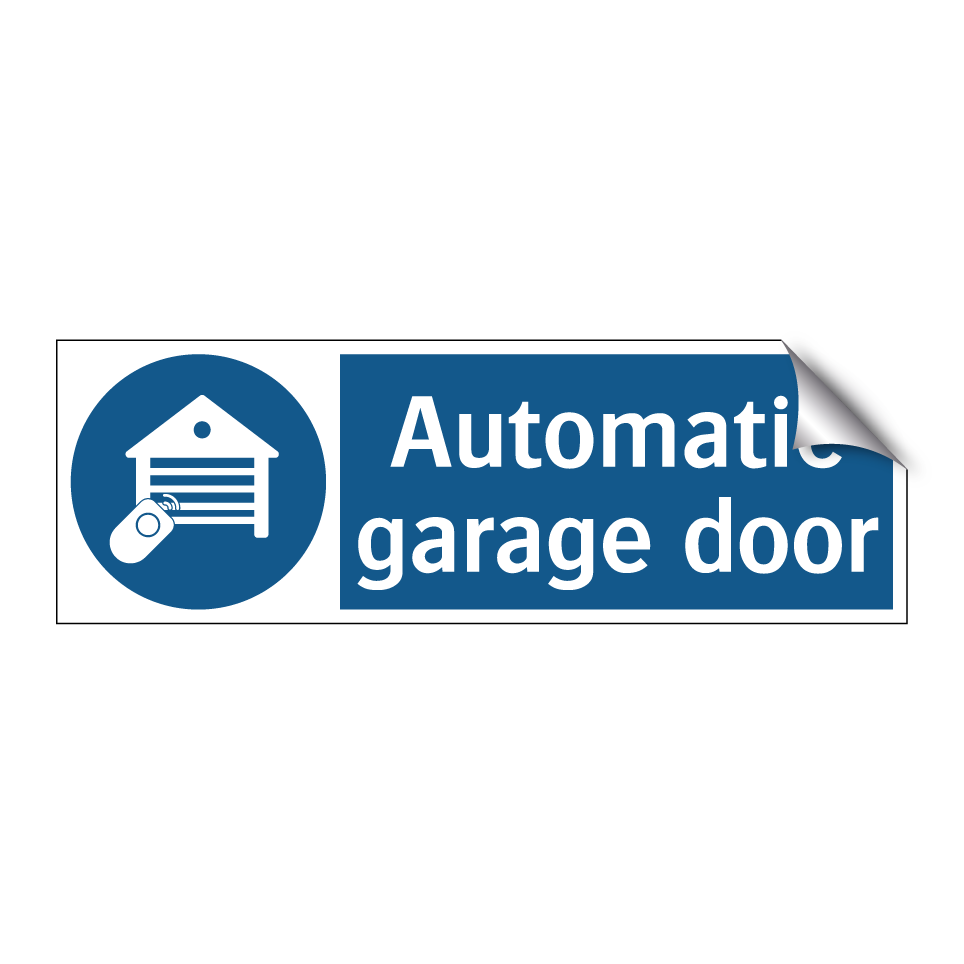 Automatic garage door